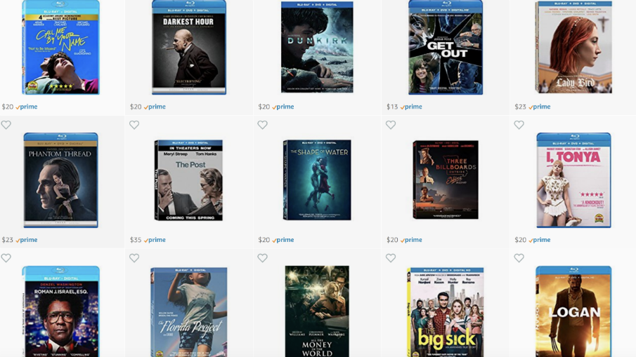 Oscar Blu-rays