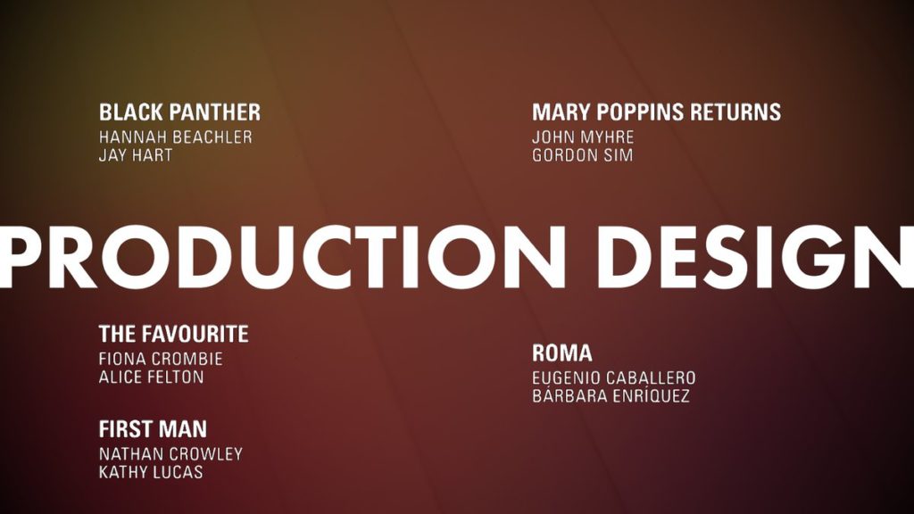 Oscar for Best Production Design Browse Presentations For All 5