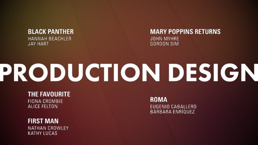 Oscar for Best Production Design Browse Presentations For All 5